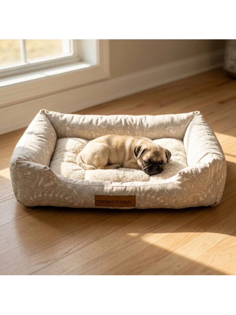 Cozy Cuddler Plush Small Pet Bed - Picture 5 of 12